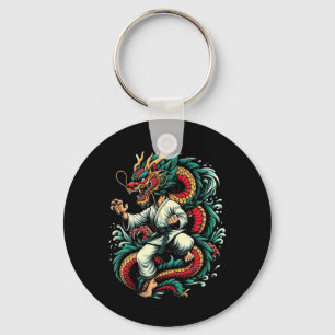 Karate Dragon Chinese Lunar New Year 2024 Year Of Key Ring