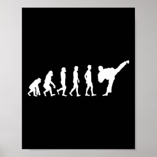 Karate Evolution Perfect Gift Judo Martial Arts Ka Poster
