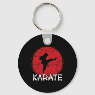 Karate Fighter Boy - Japan - Child Does Karate Kic Key Ring