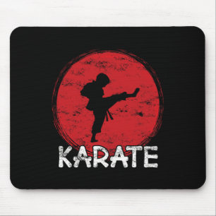 Karate Fighter Boy - Japan - Child Does Karate Kic Mouse Pad