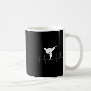 Karate Fighter Heart Rate Trace Hob Coffee Mug