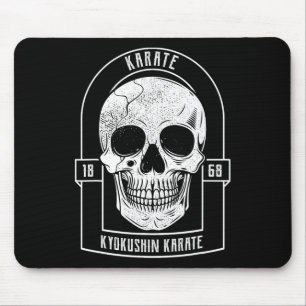 Karate Fighter Skeleton Japan Martial Arts  Mouse Pad