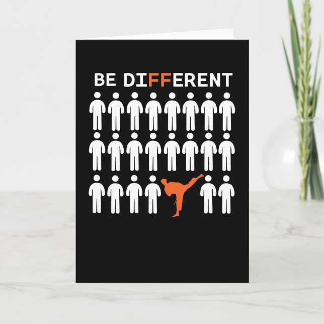 Karate Fighters Are Different! Card (Front)