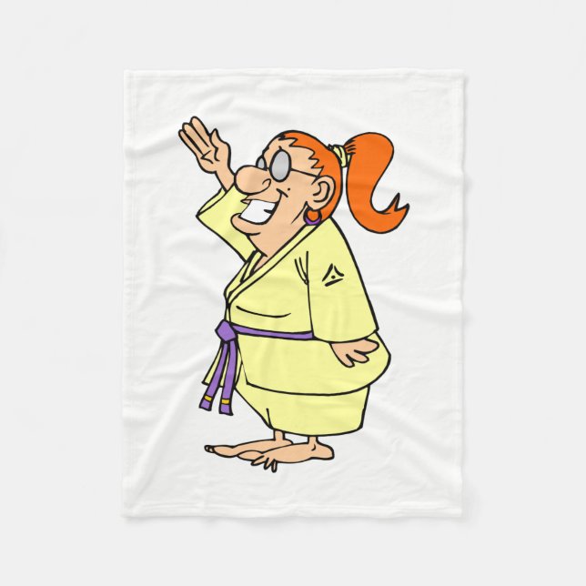 Karate Fleece Blanket (Front)