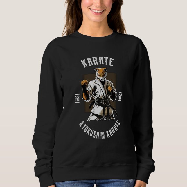 Karate Fox Karate Japan Fighting  1 Sweatshirt (Front)