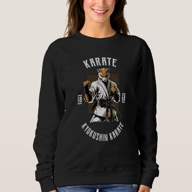 Karate Fox Karate Japan Fighting Sweatshirt (Front)