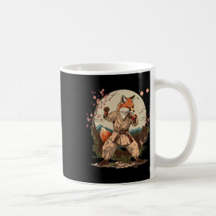 Karate Fox Motif Taekwondo Jiu-jitsu Mma Kickboxin Coffee Mug