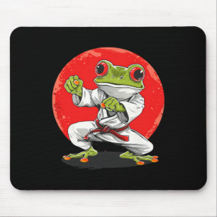 Karate Frog Martial Arts Judo Toad Kung Fu Frog Ki Mouse Pad