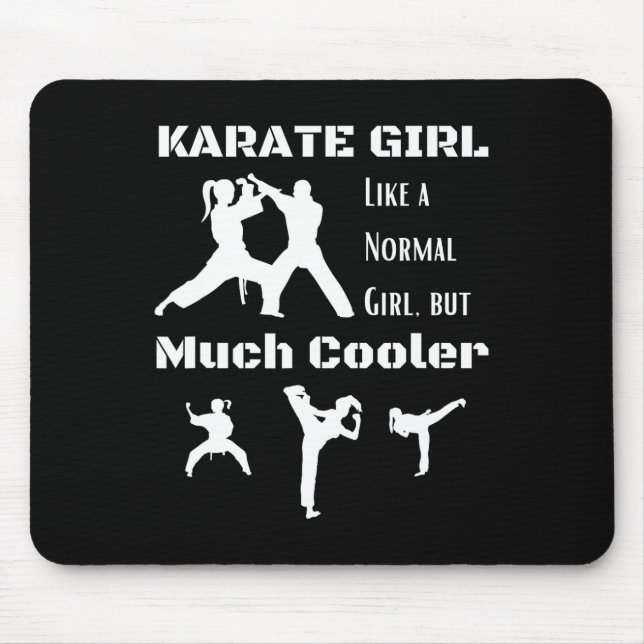 Karate Girl 3  Mouse Pad (Front)