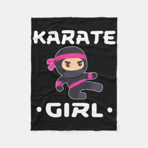 Karate Girl 6 Fleece Blanket