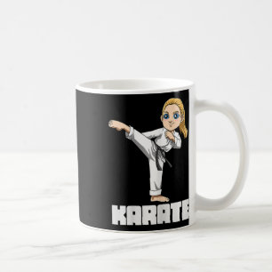 Karate Girl - Japanese Martial Arts Kid  Coffee Mug