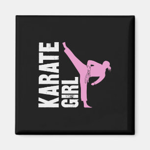 Karate Girl Martial Arts Girls Self Defence Cute Magnet
