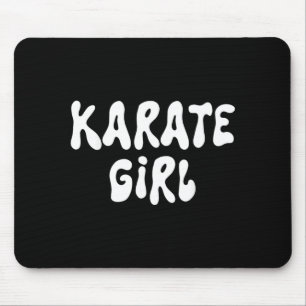 Karate Girl Mouse Pad