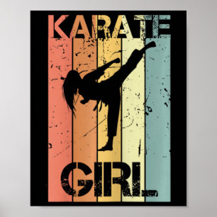 Karate Girl Poster
