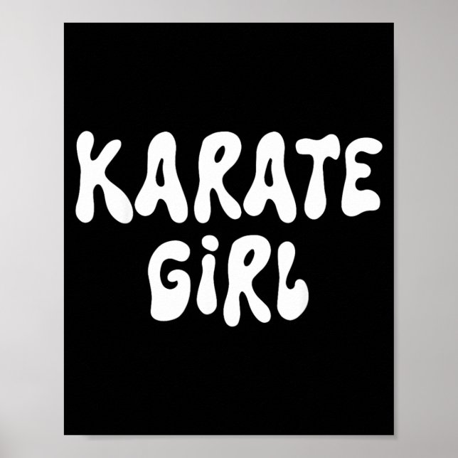 Karate Girl Poster (Front)