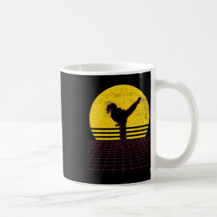 Karate Girl Vintage Coffee Mug