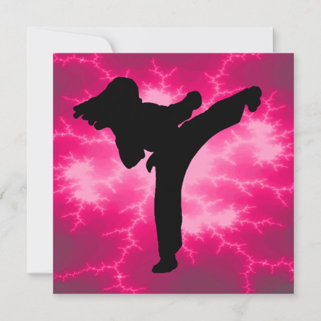 Karate Girls Birthday Party (Front)