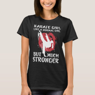 Karate Girls Women Girl Karateka Shotokan Coach T-Shirt