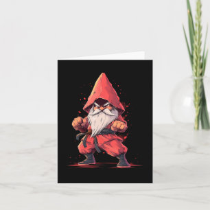 Karate Gnome Taekwondo Martial Arts Fighter Card