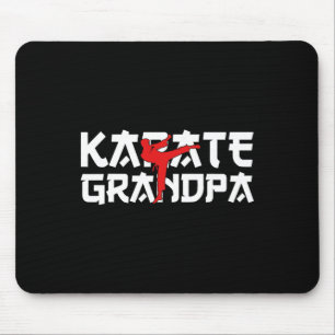 Karate Grandpa Black Belt Fighting Lifestyle Karat Mouse Pad