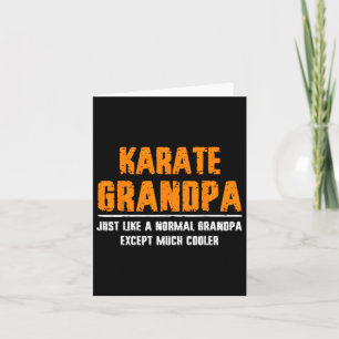 Karate Grandpa Father's Day - Grandpa Men's Card
