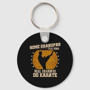 Karate Grandpa Shirt - Real Grandpas Do Karate Key Ring