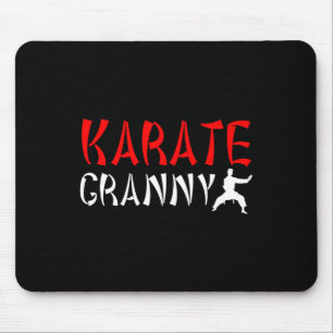 Karate Granny Proud Karate Granny Grandma 1 Mouse Pad
