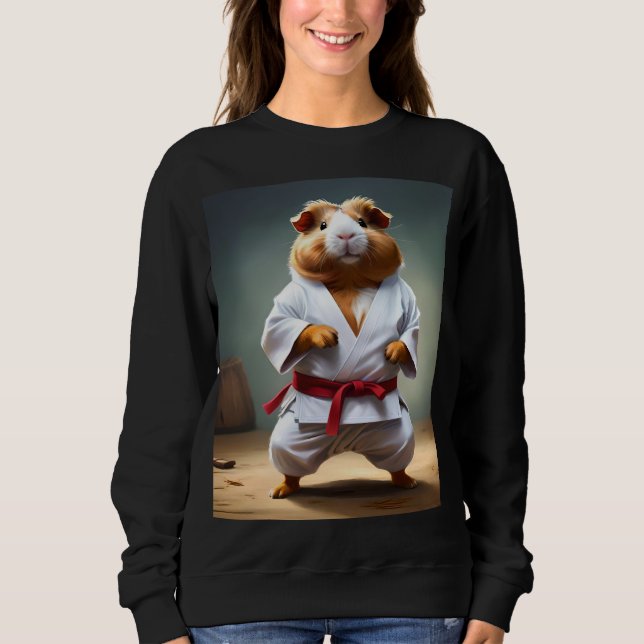 Karate Guinea Pig,  Sweatshirt (Front)