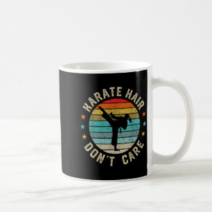 Karate Hair Dont Care Karate Girl Black Belt Jiu Coffee Mug