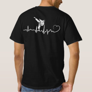 Karate Heartbeat Gift For Karateka T-Shirt
