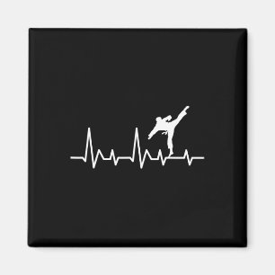 Karate Heartbeat - Martial Arts Coach Karateka Tae Magnet