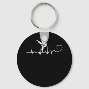 Karate Heartbeat - Perfect Martial Arts Karate Key Ring