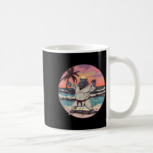 Karate Hippo Animal MMA Taekwondo Martial Arts Coffee Mug
