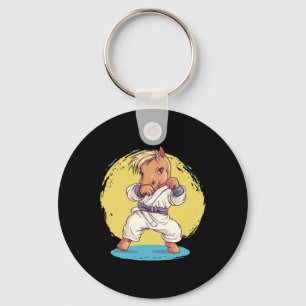 Karate Horse Fighter Martial Arts Fun  Key Ring