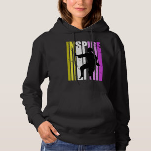 Karate Inspire Cute Colors Inspirational Motivatio Hoodie