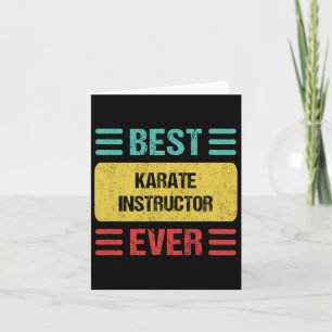 Karate Instructor 1 Card
