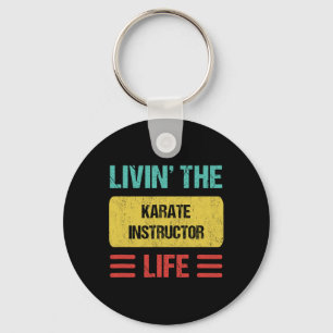 Karate Instructor Key Ring