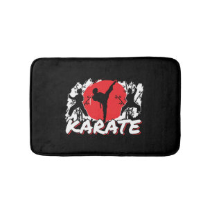 Karate Japan Japanese Theme Bath Mat