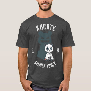 Karate Japan Panda Karate Japanese Martial Arts T-Shirt