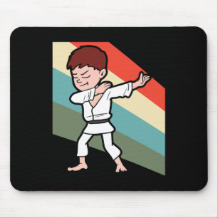 Karate Judo Jujutsu Taekwondo Kickboxing Dabbing D Mouse Pad