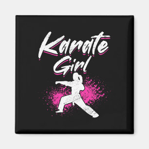 Karate Karate Girl Magnet