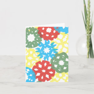 Karate Kat colour flurry Holiday Card