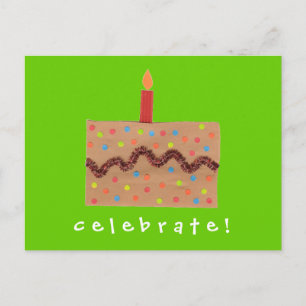 Karate Kat Graphics birthday invitation Postcard