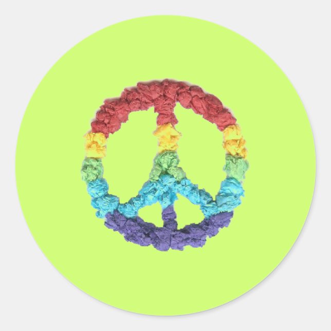 Karate Kat Graphics peace sticker (Front)