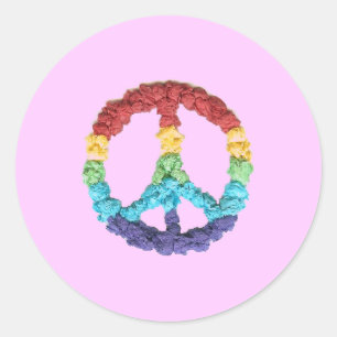 Karate Kat Graphics peace sticker