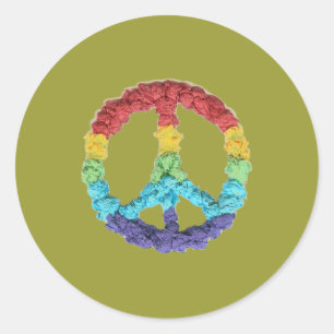 Karate Kat Graphics peace sticker