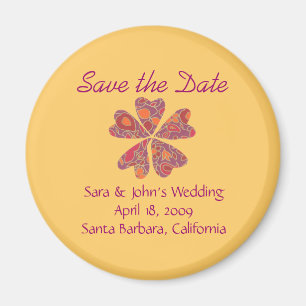 Karate Kat Graphics wedding save-the-date Magnet