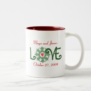 Karate Kat holiday love mug