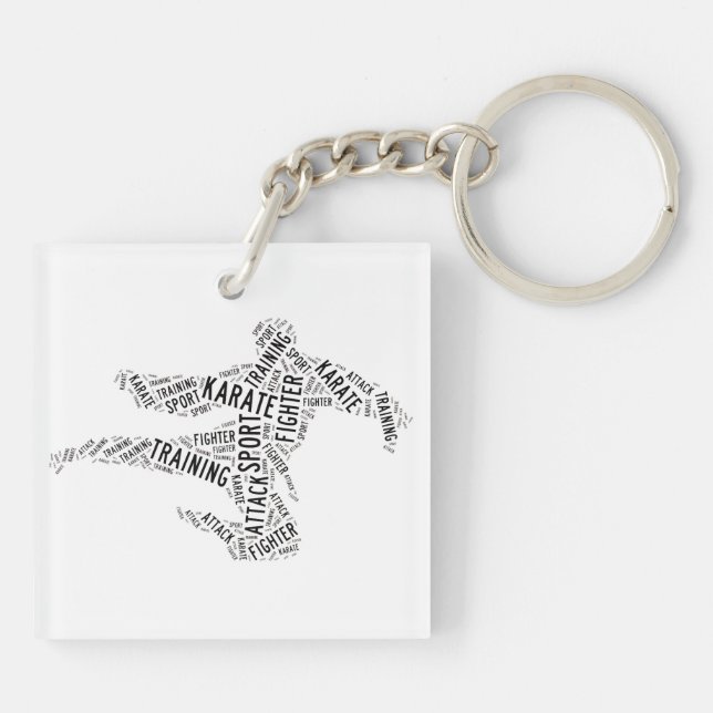 Karate Key Ring (Back)