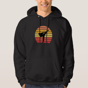 Karate kick sunset full shotokan contact martial a hoodie